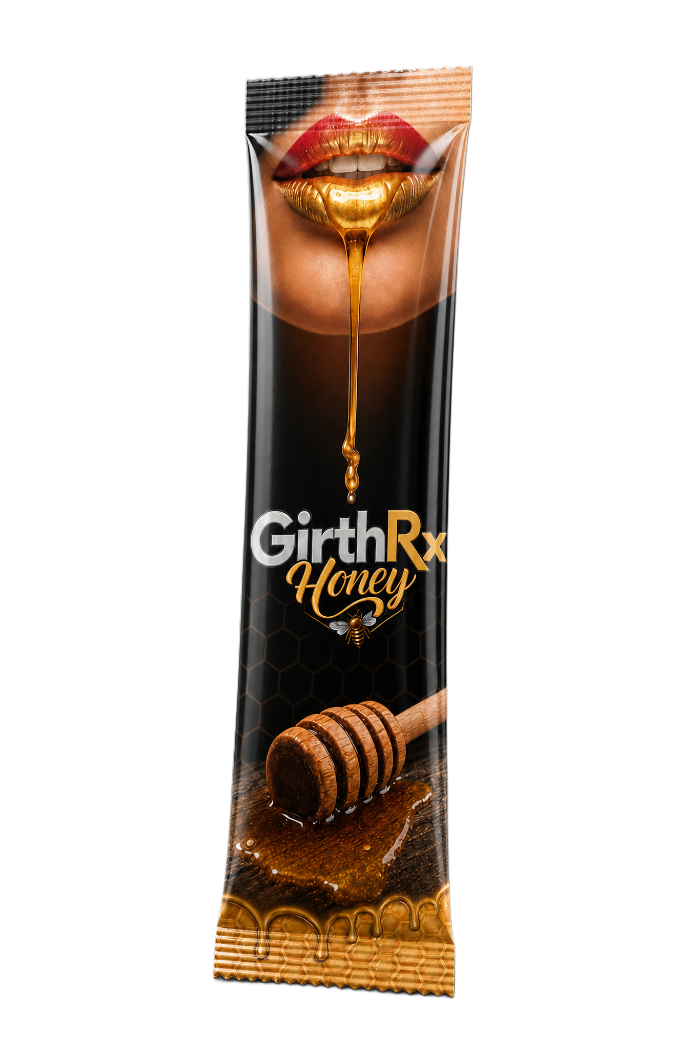 GirthRx Honey box and single 20g sachet